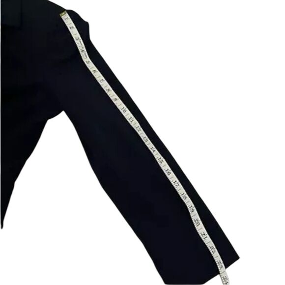 Worthington Works Navy Blazer Size 14 Stretch Career Lined Button Front - Picture 8 of 15